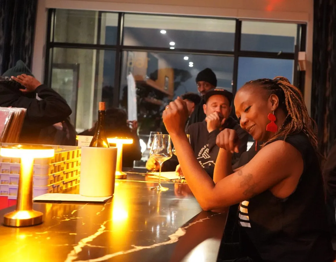 Guests at Vinyl Wine Bar