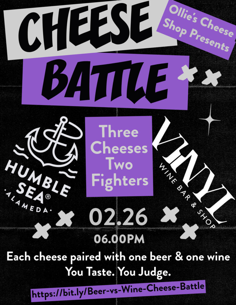 BEER VS. WINE + CHEESE BATTLE